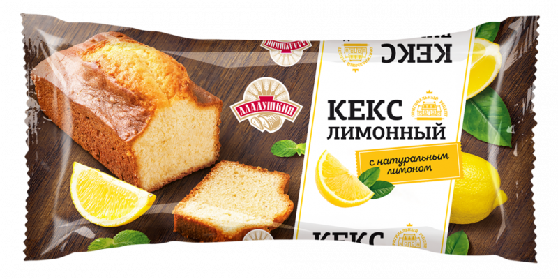 Кекс АЛАДУШКИН Лимонный, 350г Кекс АЛАДУШКИН Лимонный, 350г