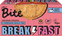 Крекеры овсяные TAKE A BITE с семенами подсолнечника, льна, чиа, 200г