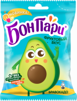 Мармелад жевательный БОН ПАРИ Бравокадо со вкусом фруктов, 100г