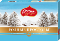 Конфеты шоколадные РОССИЯ ЩЕДРАЯ ДУША Родные Просторы с кокосом, 172г