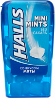 Конфеты HALLS Mini Mints со вкусом мяты, 12,5г