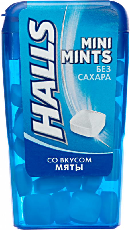 Конфеты HALLS Mini Mints со вкусом мяты, 12,5г