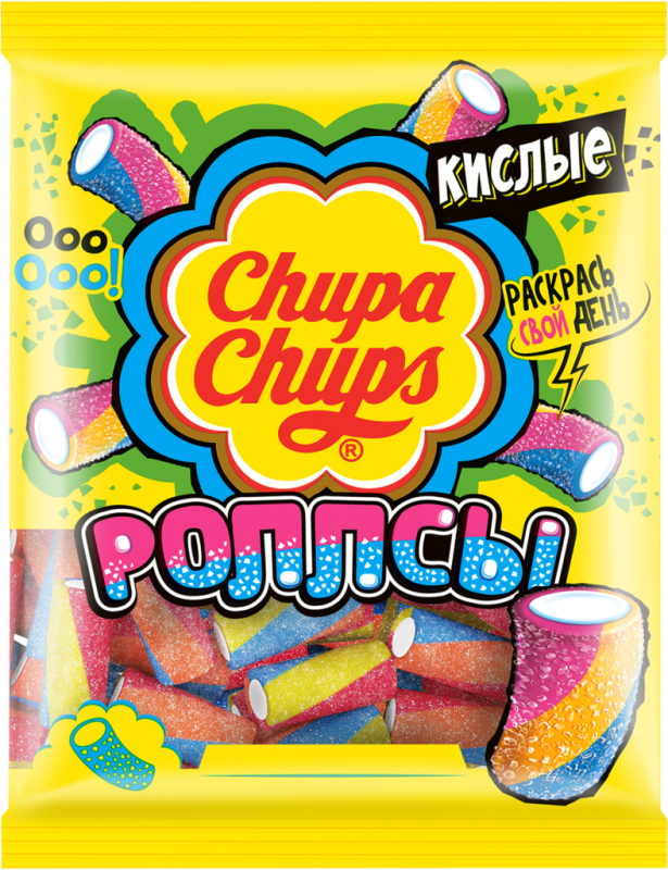 Мармелад жевательный CHUPA CHUPS Роллсы, 70г Мармелад жевательный CHUPA CHUPS Роллсы, 70г