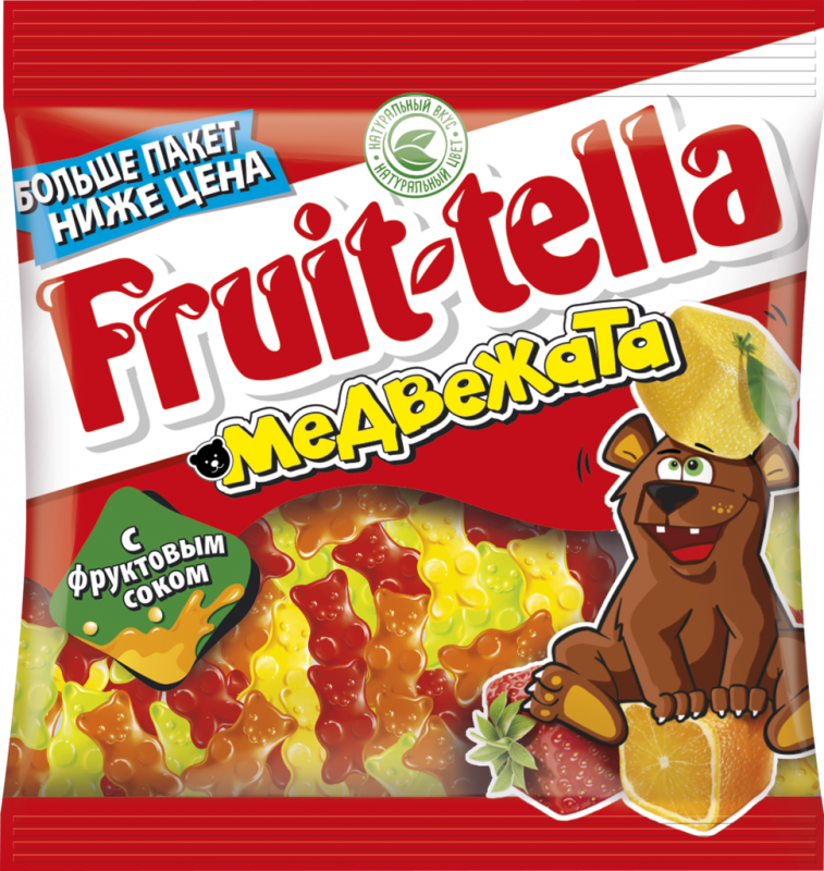 Мармелад жевательный FRUIT-TELLA Медвежата, 150г Мармелад жевательный FRUIT-TELLA Медвежата, 150г