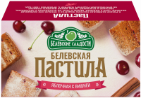 Пастила БЕЛЕВСКИЕ СЛАДОСТИ Яблочная с вишней, 100г