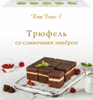 Торт КЛЕР ДЭЛИС Трюфель со сливочным ликером, 350г
