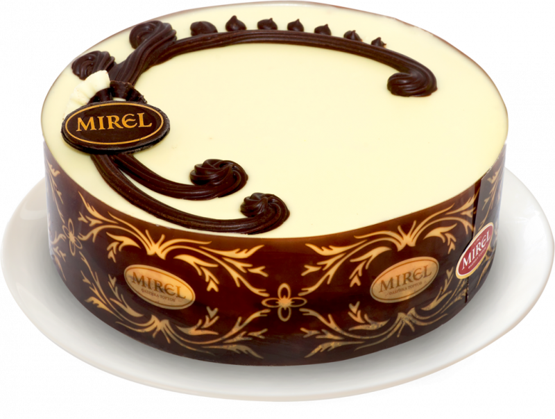 Торт бисквитный MIREL Три шоколада, 900г