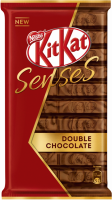 Шоколад молочный и темный KITKAT Senses Double Chocolate с хрустящей вафлей, 112г