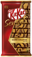 Шоколад KITKAT Senses Dark Orange темный и молочный с хрустящей вафлей, 112г