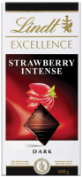 Шоколад темный LINDT Excellence Клубника 20х100г