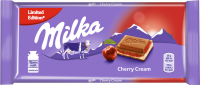 Шоколад молочный MILKA Cherry Cream с двухслойной начинкой, 100г