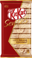 Шоколад KITKAT Senses Deluxe Coconut белый шоколад со вкусом кокоса и молочный шоколад со вкусом миндаля, 112г