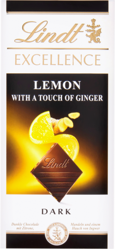 Шоколад темный LINDT Excellence Лимон и Имбирь, 100г Шоколад темный LINDT Excellence Лимон и Имбирь, 100г