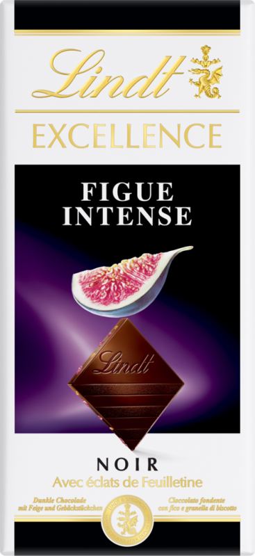 Шоколад темный LINDT Excellence Figue Intense инжир, 100г Шоколад темный LINDT Excellence Figue Intense инжир, 100г