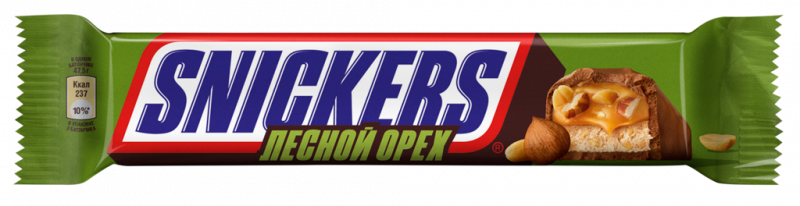 Батончик шоколадный SNICKERS Лесной орех, 81г Батончик шоколадный SNICKERS Лесной орех, 81г