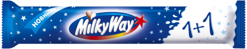Батончик шоколадный MILKY WAY 1+1 с суфле, 52г Батончик шоколадный MILKY WAY 1+1 с суфле, 52г