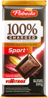 Шоколад горький ПОБЕДА ВКУСА Charged Sport, 100г