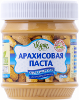 Паста арахисовая АЗБУКА ПРОДУКТОВ Классическая c кусочками