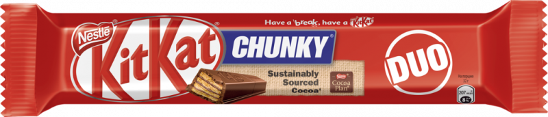 Батончик шоколадный KITKAT Chunky с хрустящей вафлей, 64г Батончик шоколадный KITKAT Chunky с хрустящей вафлей, 64г