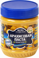 Паста арахисовая АЗБУКА ПРОДУКТОВ Экстра с кусочками