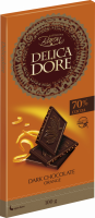 Шоколад Delicadore 70% какао с апельсиновыми цукатами, 100г