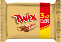 Батончик шоколадный TWIX с карамелью, 3х55г