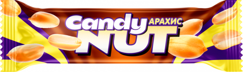 Батончик шоколадный CANDY NUT карамельно-молочный с арахисом, 50г Батончик шоколадный CANDY NUT карамельно-молочный с арахисом, 50г