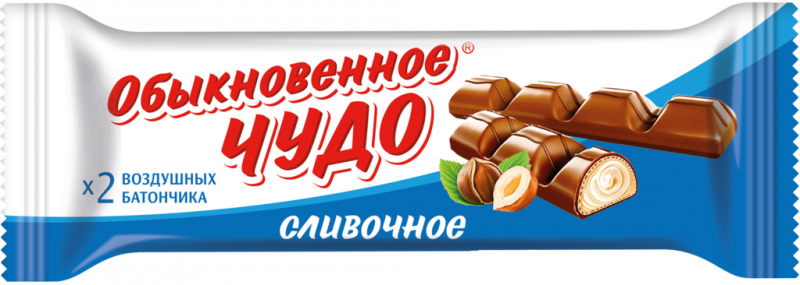 Батончик СЛАВЯНКА Обыкновенное чудо сливочное, 55г Батончик СЛАВЯНКА Обыкновенное чудо сливочное, 55г