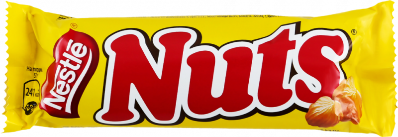 Батончик шоколадный NUTS, 50г