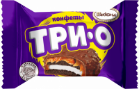 Конфеты АККОНД Трио с печеньем и карамелью, весовые