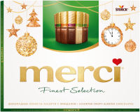 Конфеты MERCI Finest selection Ассорти с миндалем, 250г