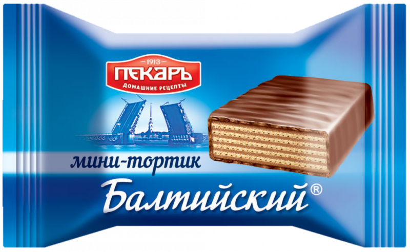 Конфеты ПЕКАРЬ Балтийский мини-тортик, весовые Конфеты ПЕКАРЬ Балтийский мини-тортик, весовые