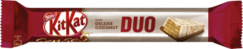 Батончик шоколадный KITKAT Senses Deluxe Coconut Duo, 58г