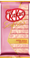 Шоколад KITKAT Senses Rose Gold Edit бел.со вк. клуб. и мол. с хруст.вафлей