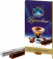 Шоколад темный ВДОХНОВЕНИЕ Creamy Liqueur вкус кофейный ликер, 100г