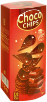 Чипсы из темного шоколада DOLCE ALBERO с хрустящим рисом, 80г