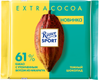 Шоколад темный RITTER SPORT 61% какао, 100г