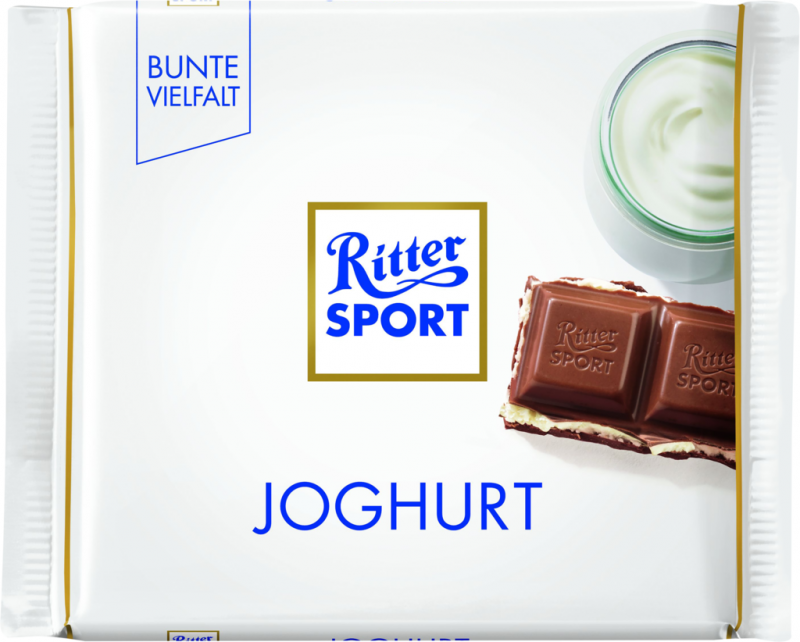 Шоколад молочный RITTER SPORT Йогурт, 100г Шоколад молочный RITTER SPORT Йогурт, 100г