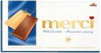 Шоколад молочный MERCI, 100г