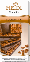 Шоколад темный HEIDI Grand'or Флорентина, 100г