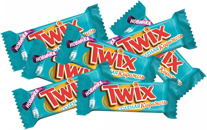 Печенье сахарное TWIX Minis Соленая карамель, покрытое молочным шоколадом, весовое