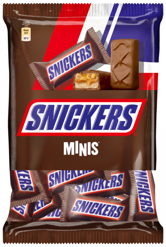 Конфеты SNICKERS Minis с арахисом, карамелью и нугой, 180г Конфеты SNICKERS Minis с арахисом, карамелью и нугой, 180г
