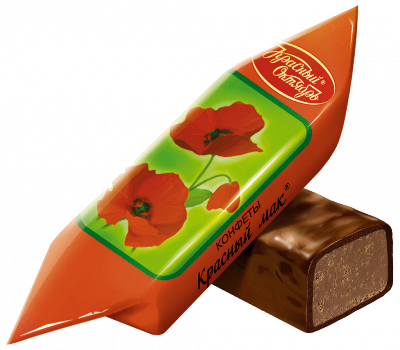 Конфеты КРАСНЫЙ ОКТЯБРЬ Красный мак, весовые Конфеты КРАСНЫЙ ОКТЯБРЬ Красный мак, весовые