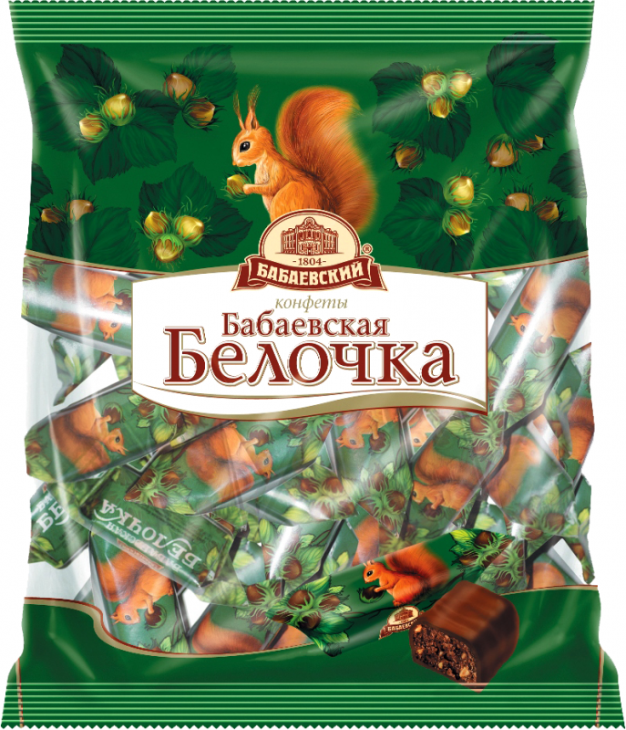 Конфеты БАБАЕВСКИЙ Белочка, 200г