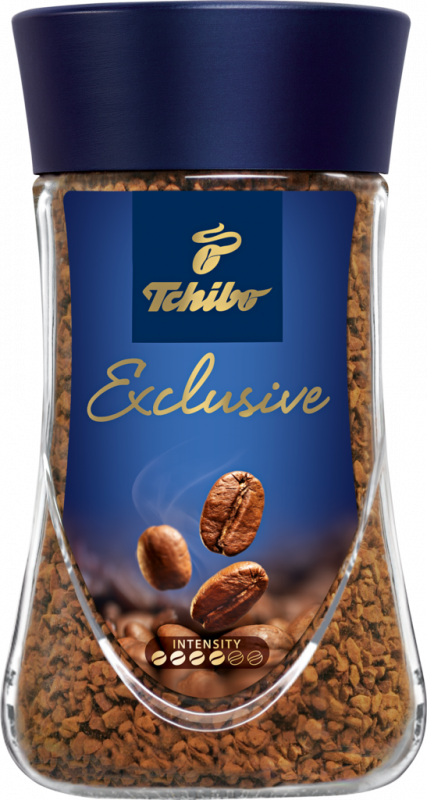 Кофе растворимый TCHIBO Exclusive натуральный сублимированный, ст/б, 95г Кофе растворимый TCHIBO Exclusive натуральный сублимированный, ст/б, 95г
