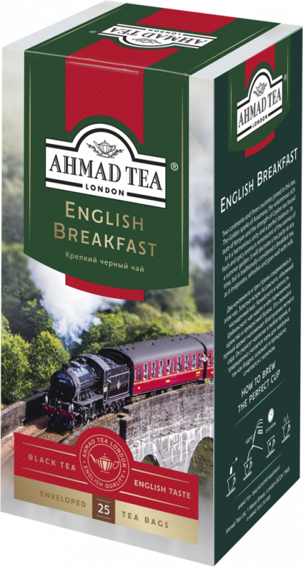 Чай черный AHMAD TEA English Breakfast, 25пак Чай черный AHMAD TEA English Breakfast, 25пак
