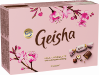 Конфеты FAZER Geisha из молочного шоколада с начинкой из тертого ореха, 150 г