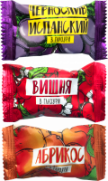Конфеты КФ НОВГОРОДСКАЯ чернослив, абрикос, вишня, ассорти, весовые