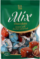 Набор конфет DOLCE ALBERO Chocolate Mix с молочной карамелью, орехом и хрустящими хлопьями, 300г