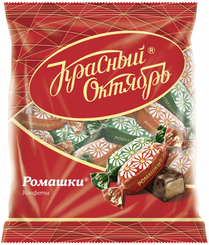 Конфеты КРАСНЫЙ ОКТЯБРЬ Ромашки, 250г Конфеты КРАСНЫЙ ОКТЯБРЬ Ромашки, 250г